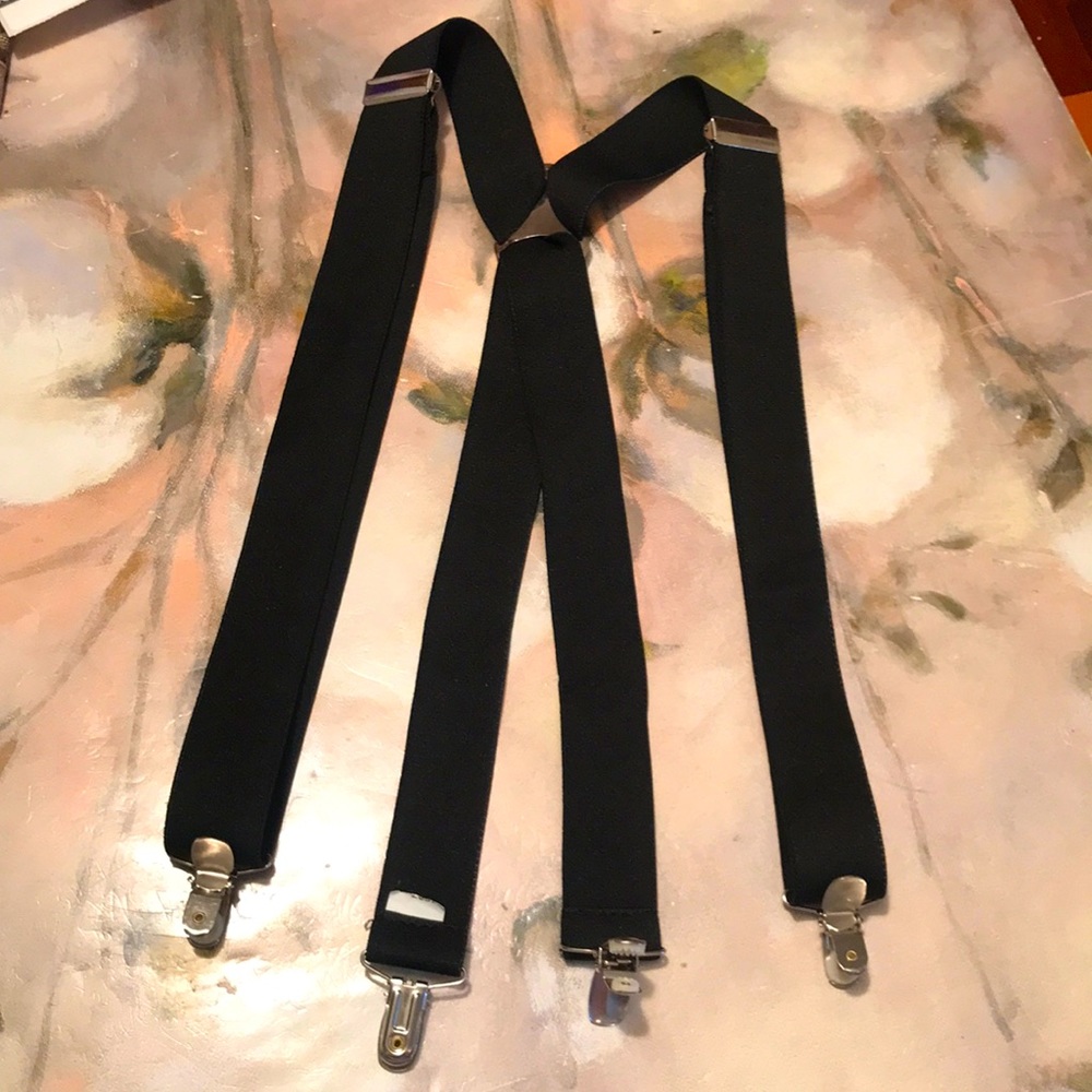 Black Stretchable Suspender - image 1